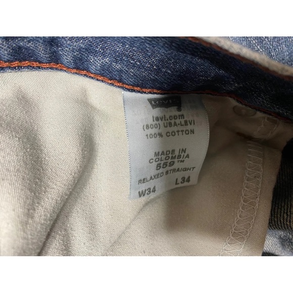 Levis 559 | Men’s Relaxed Fit 34W X 34L - Picture 4 of 7